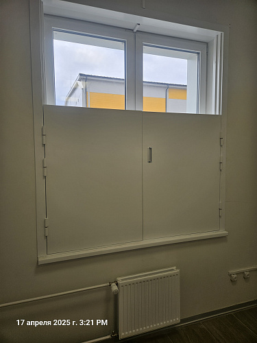 Распашные рентгенозащитные ставни 2907